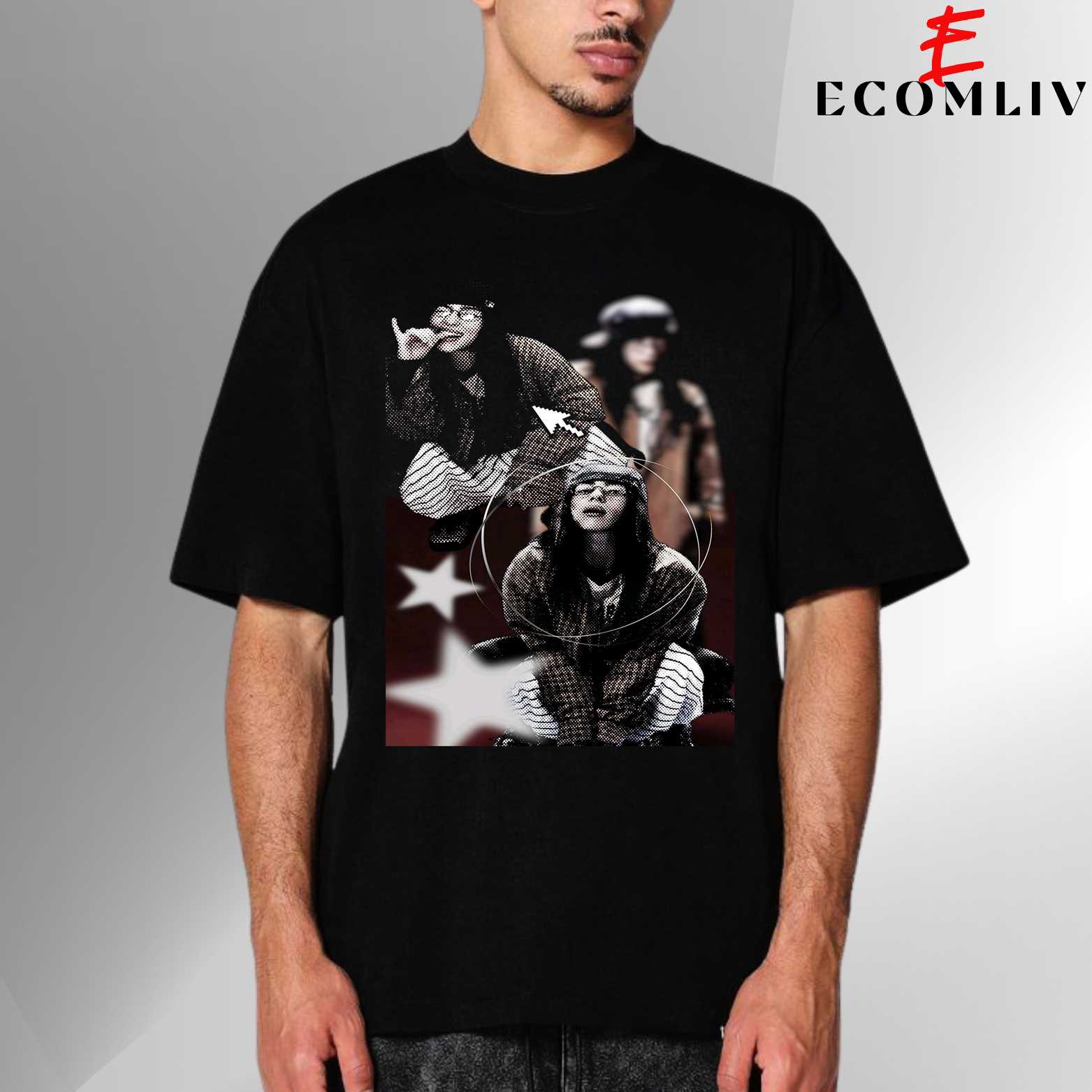 Billie Eilish Retro Shirt, Old School Vibe Tee, Unisex T-Shirt